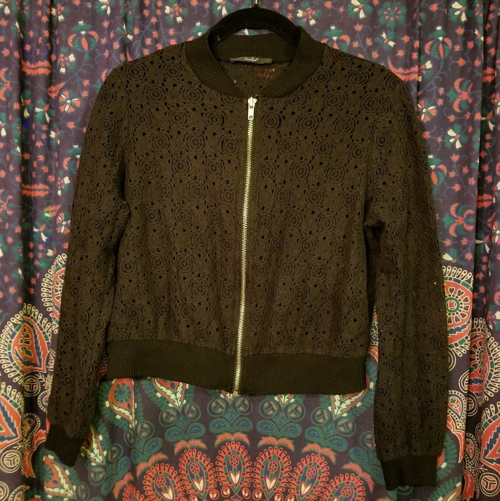 Black lace jacket